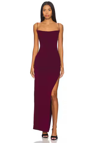 Lovers and Friends Odessa Gown in Oxblood from Revolve.com | Revolve Clothing (Global)