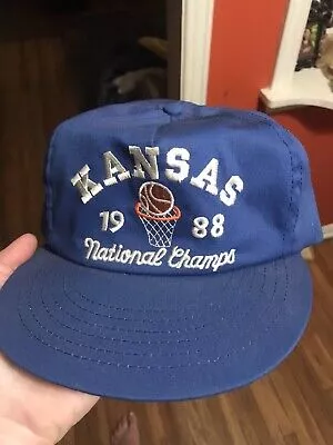 Vintage Speedway 1988 National Champions NCAA Kansas Jayhawks