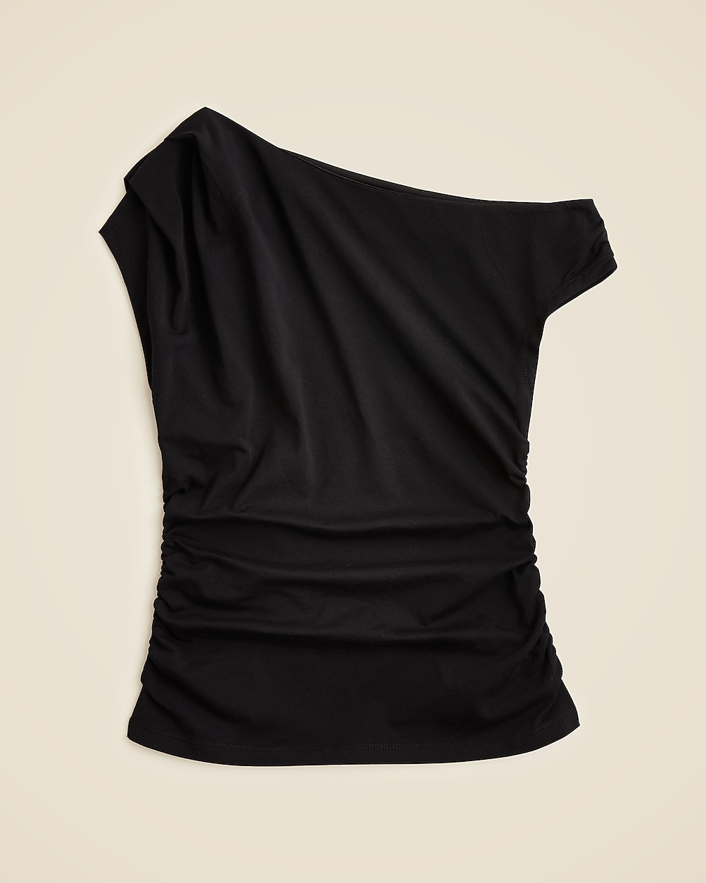 Stretch cotton-blend off-the-shoulder top | J. Crew US