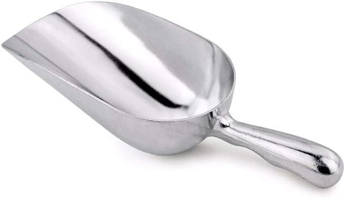 5 oz Aluminum Scoop with Contoured Handle, Small Utility Scoop by Tezzorio, One-Piece Aluminum Sc... | Amazon (US)