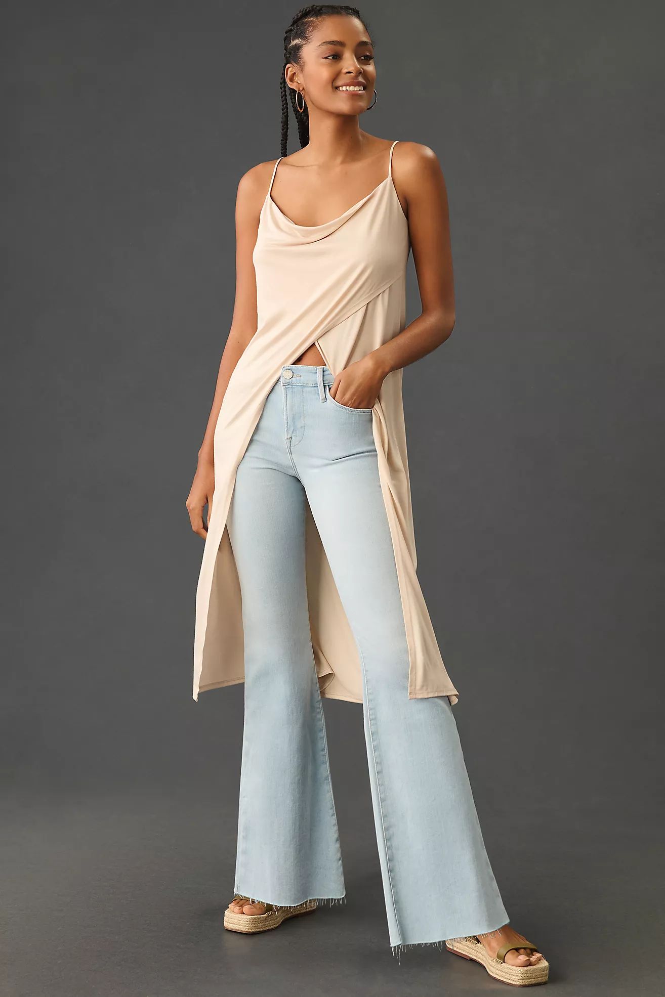 Frame Le High Easy Flare Jeans | Anthropologie (US)