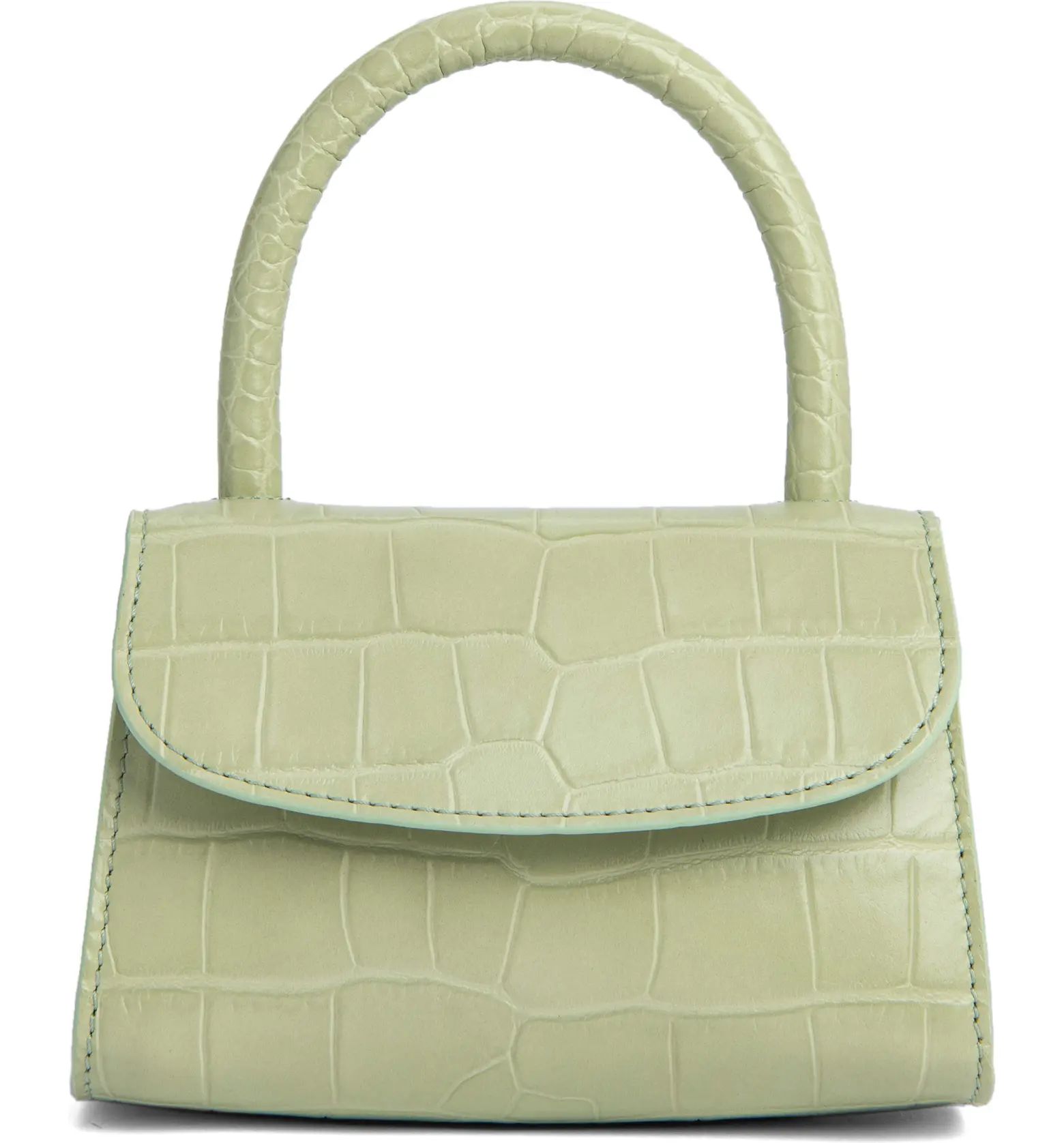 Mini Croc Embossed Leather Top Handle Bag | Nordstrom