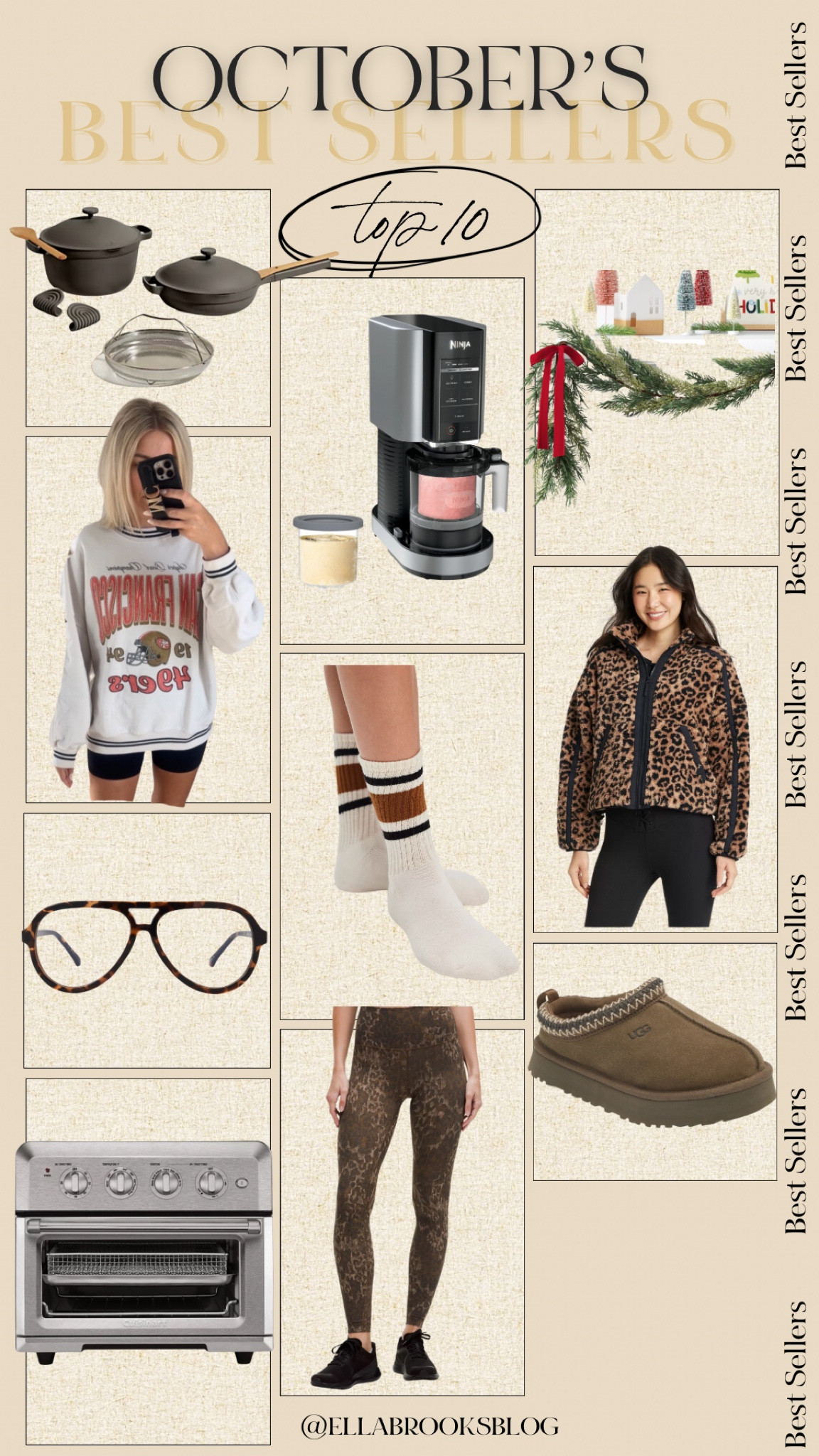 October’s best sellers 🖤


Leopard leggings, leopard Sherpa jacket, 49’ers graphic, Christmas garlands, Ugg slippers, blue light glasses, kitchen appliance, air fryer, nontoxic pans

#LTKHome #LTKShoeCrush #LTKStyleTip
