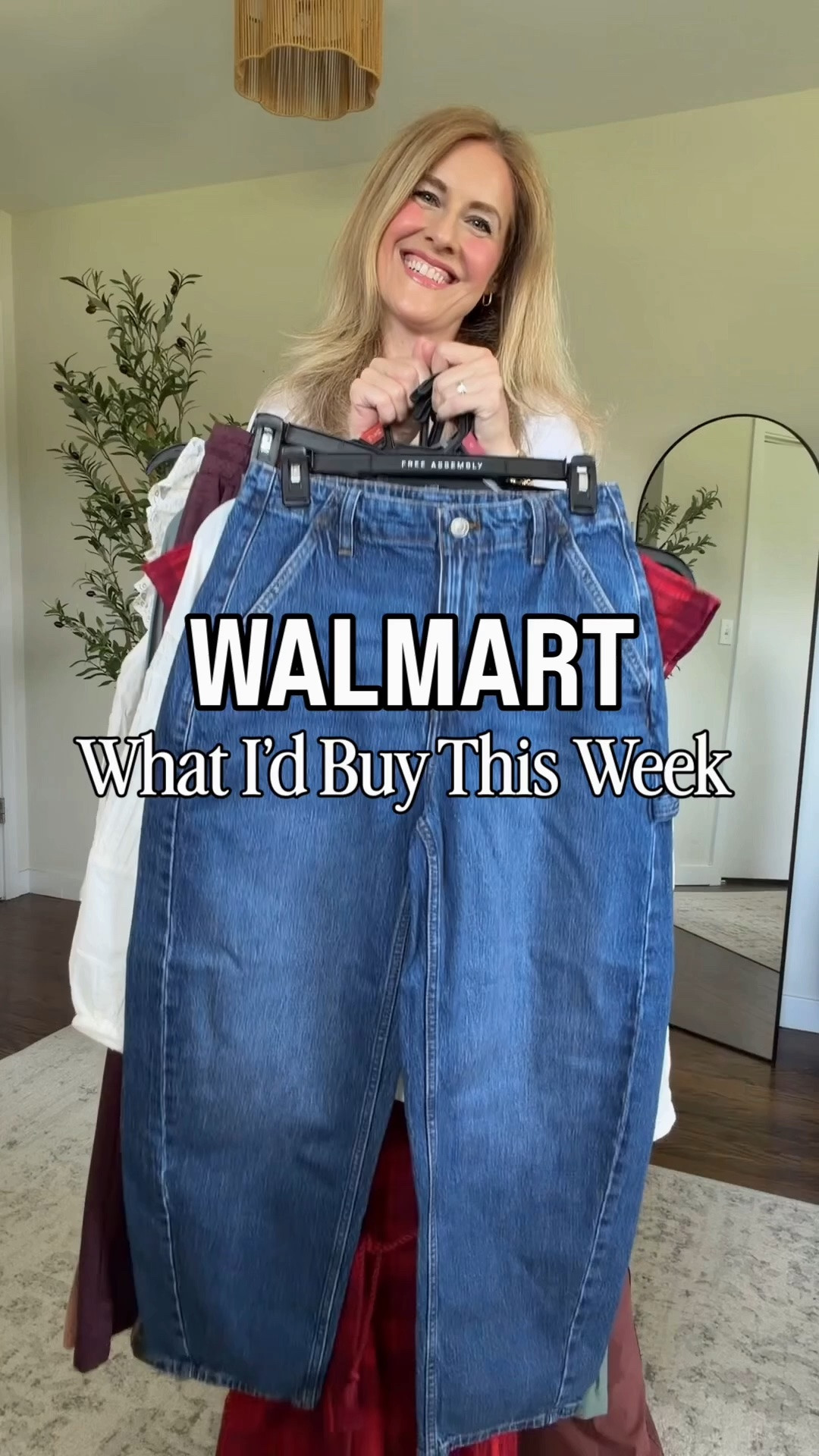 This week’s Walmart recommendations! I’m between a small and medium. I got a medium in everything except the white long sleeve blouse (small), and the ButterCore wide leg pants (small). #walmartfashion

#LTKOver40