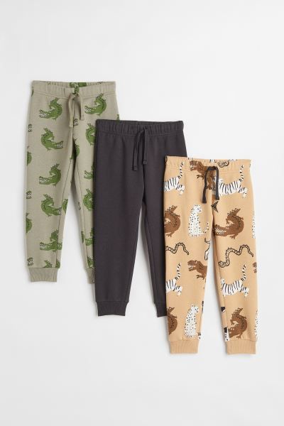 3-pack Joggers | H&M (US + CA)