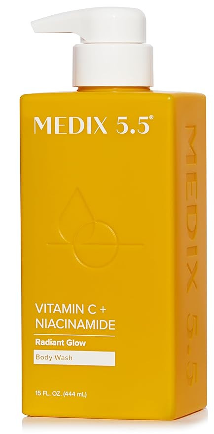 Medix 5.5 Radiant Glow Vitamin C Body Wash W/Niacinamide | Citrus Scented Gentle Body & Face Clea... | Amazon (US)