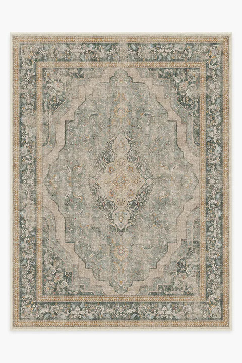 Adeline Natural Sage Rug | Ruggable