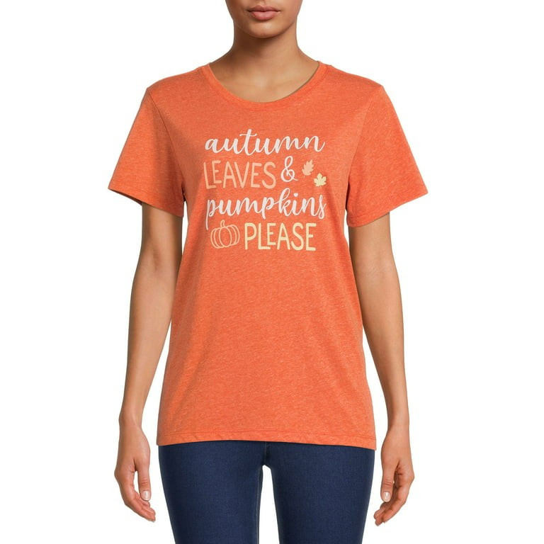 Women’s Pumpkins Please Tee | Walmart (US)