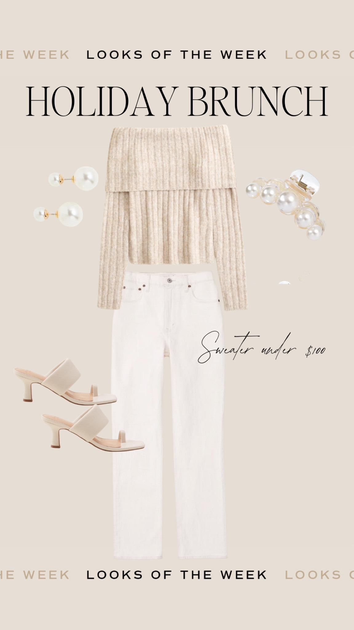 Holiday brunch outfit idea styled by Becky 