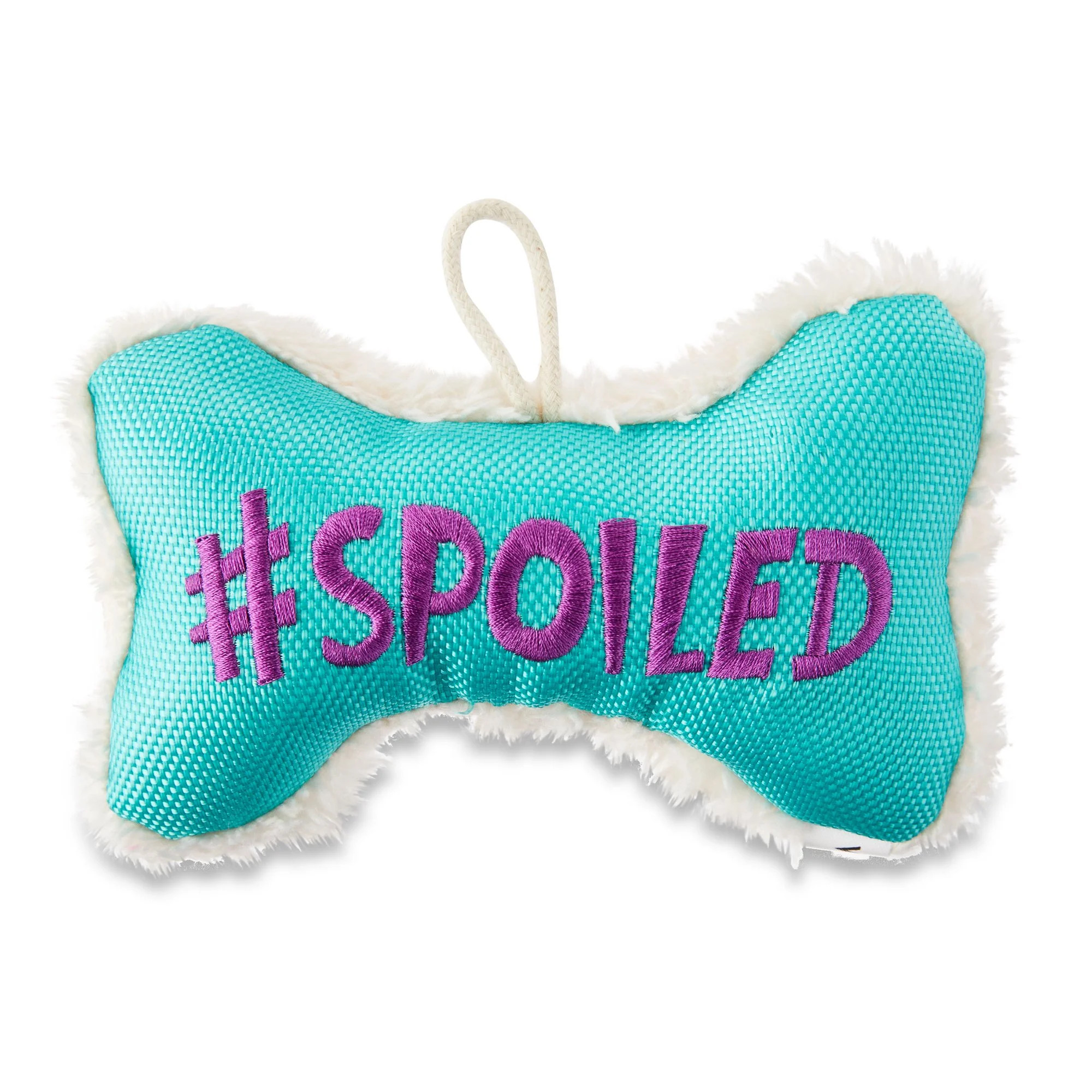 Vibrant Life Cozy Buddy Squeaky Bone Dog Toy, #Spoiled, Chew Level 1 - Walmart.com | Walmart (US)