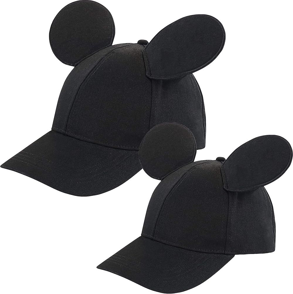 Disney Mickey Mouse Ears Hat, Set of 2 for Daddy and Me, Matching Adult and Toddler Baseball Cap, Bo | Amazon (US)
