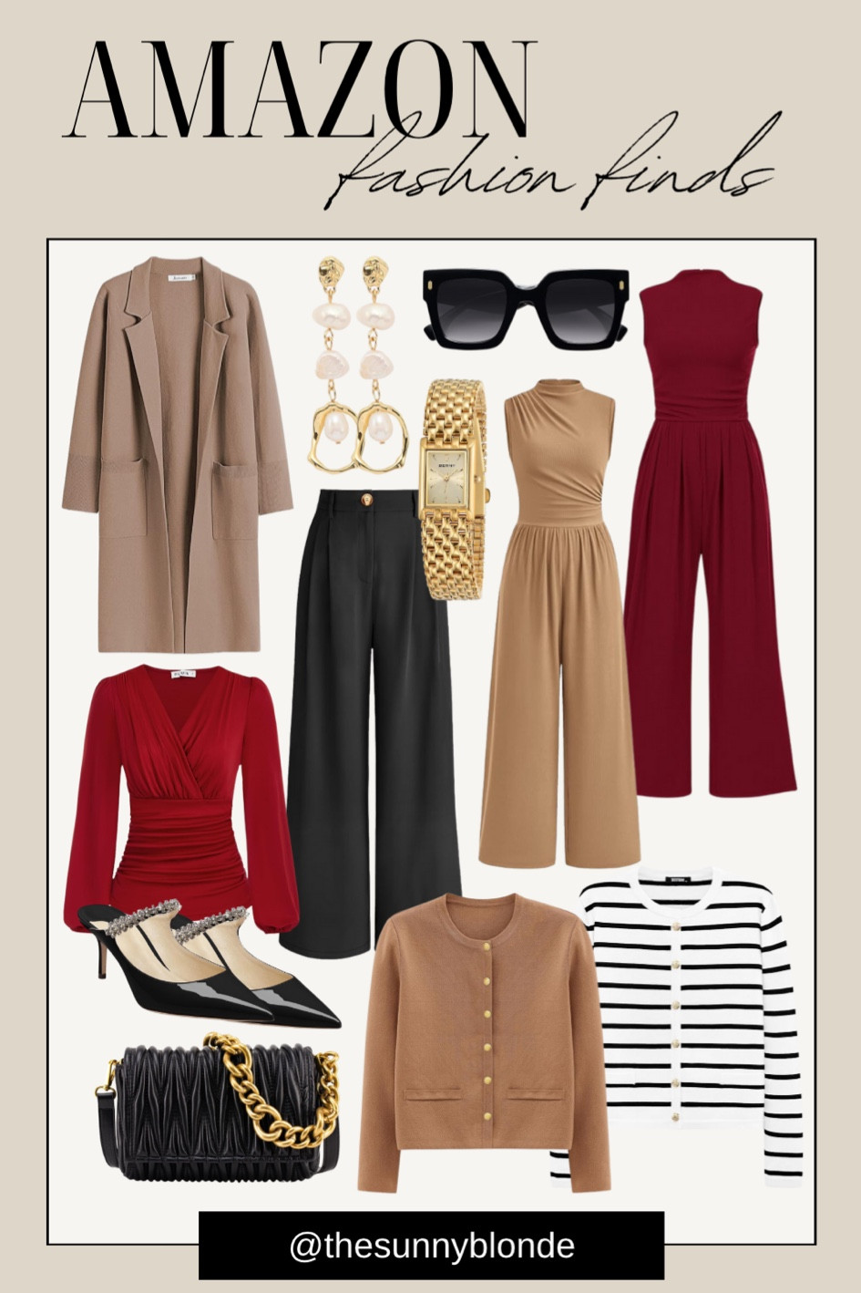 Shop these fashion finds and snag stylish deals without breaking the bank! Here are some favorite styles! 


Amazon, prime day, office look, office outfit, sunglasses, jumpsuit, heels, cardigan, luxury finds, Amazon finds, Amazon prime, deals, sweet savings, fashion finds, fall style, workwear 

#LTKxPrimeDay #LTKStyleTip #LTKSaleAlert