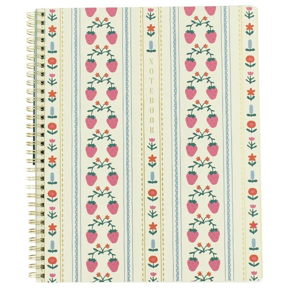Ecokind Local Market Strawberry College Ruled Premium Notebook, 10.5in x 8.5in, 80 Sheets | Walmart (US)
