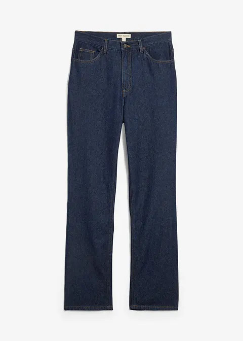 Straight-Jeans, High Waist, Long aus Bio-Baumwolle | Bonprix DE