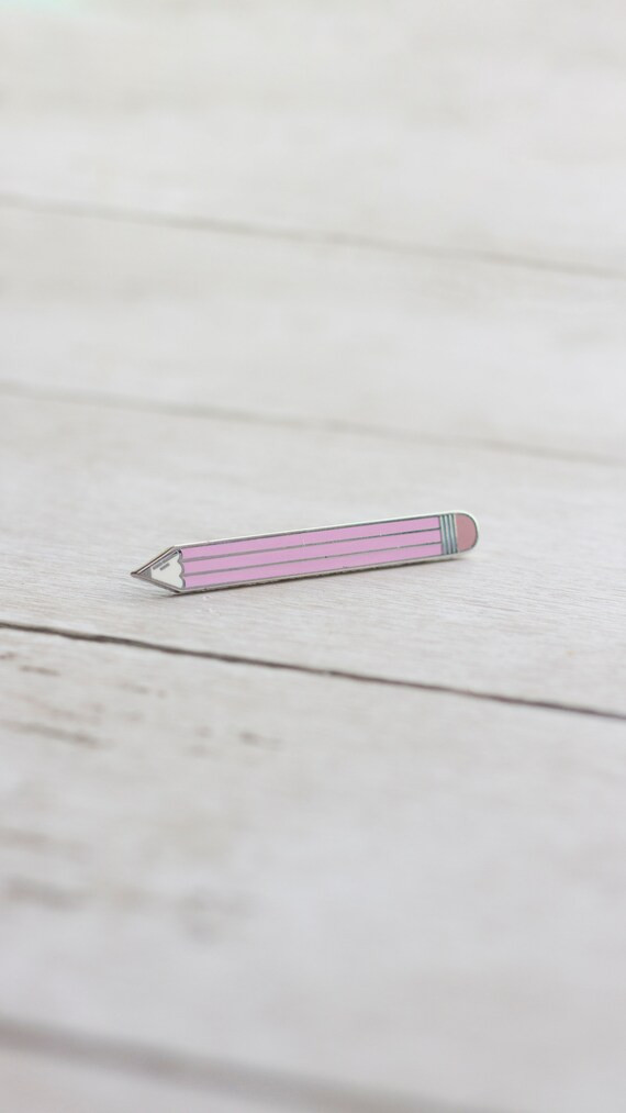 Pencil Enamel Pin | Etsy (US)