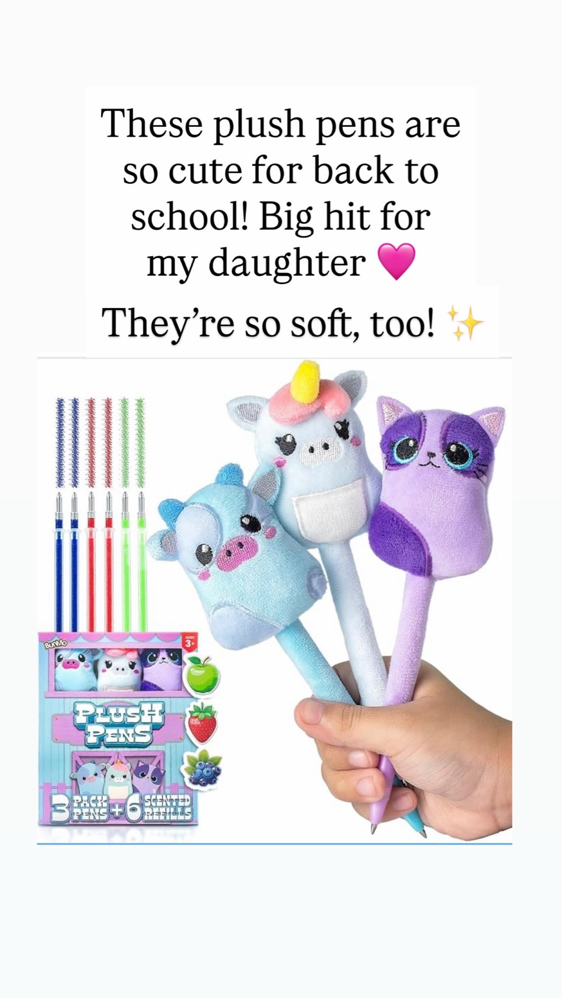 These plush pens are adorable! Perfect for back to school!

#LTKKids
