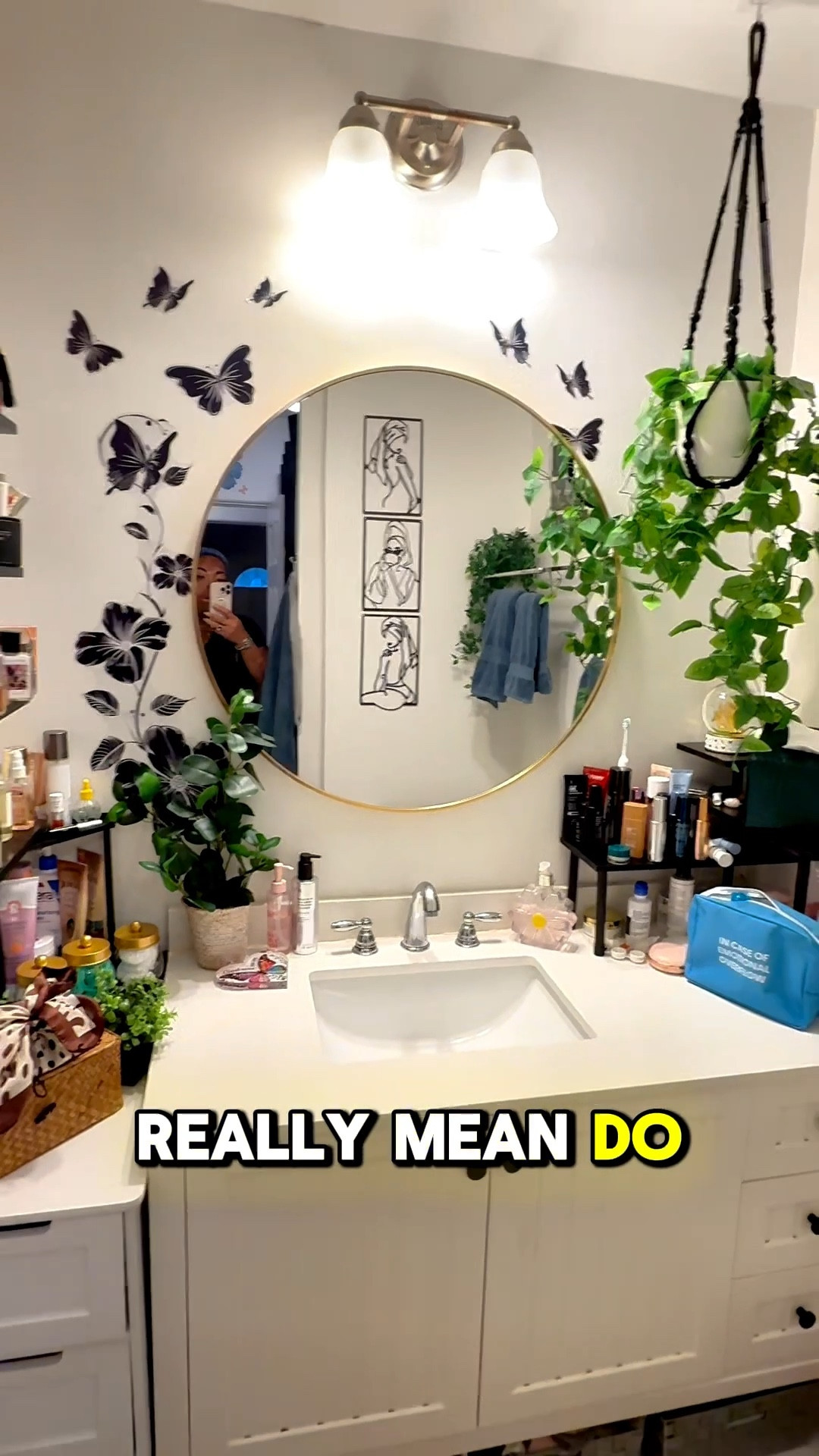 I have a very tight budget, so I’m leaning into decorative pieces like wall decals and faux plants. 🌱 I hope to be able to replace all of the plants with real ones one day. They purify the air and have such beautiful energy.

#LTKBeauty #LTKOver40 #LTKHome