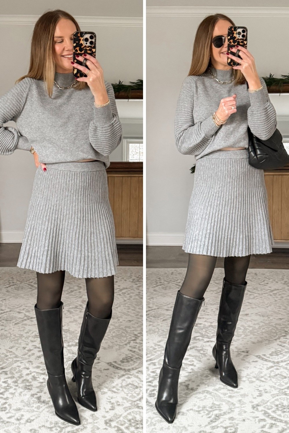 No bulk and keep you comfortable but not too warm!

Winter weather must have, cold weather fashion, winter outfit idea, knit skirt and sweater set, holiday party outfit idea, cozy and cute outfit, Amazon fashion must haves, over 40 style



#LTKSaleAlert #LTKHoliday #LTKCyberWeek