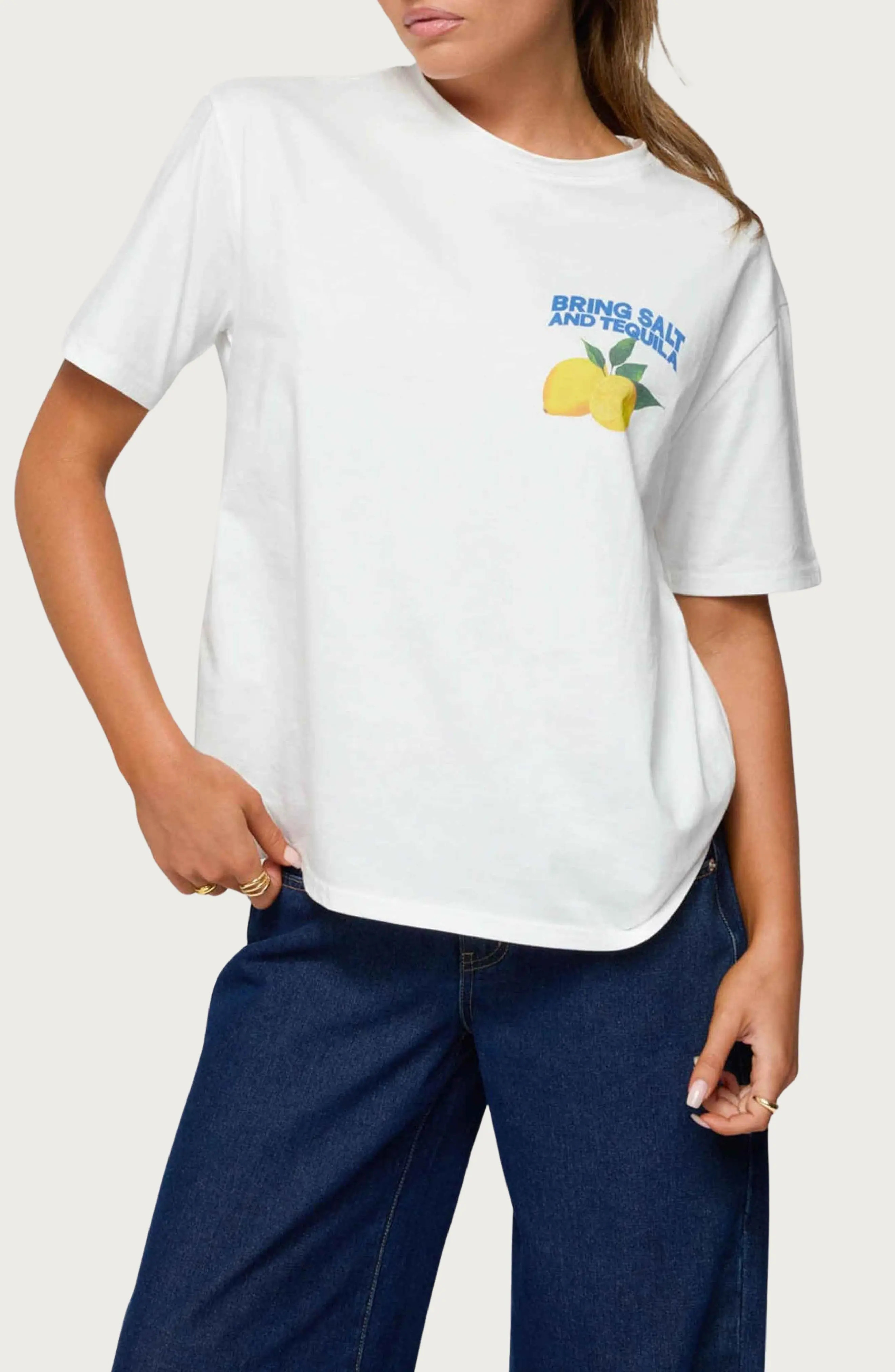 Let's Make Margaritas Oversize Cotton Graphic T-Shirt (Women) | Nordstrom | Nordstrom