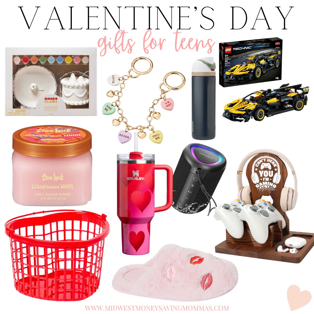 Valentine’s Day gifts for teens

Valentine’s Day gift basket slippers  Lego  speaker  Stanley tumbler  crafts 

#LTKmomlife #LTKSeasonal #LTKFindsUnder50