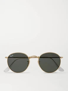 Ray-Ban - Round-Frame Gold-Tone Sunglasses - Gold | Mr Porter US