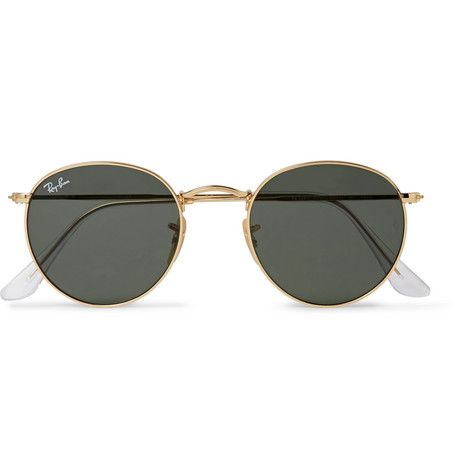 Ray-Ban - Round-Frame Gold-Tone Sunglasses - Gold | Mr Porter US