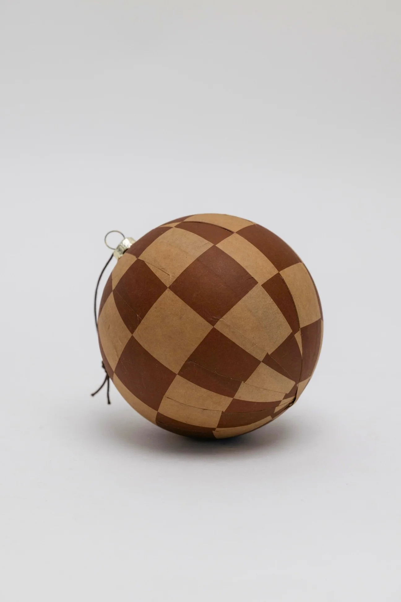 Checkered Ornament - Brown | THELIFESTYLEDCO