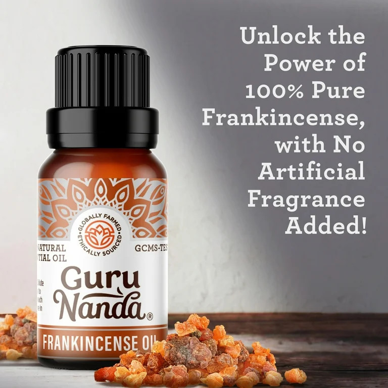 GuruNanda 100% Pure & Natural Frankincense Essential Oil for Aromatherapy & Diffuser -15ml | Walmart (US)