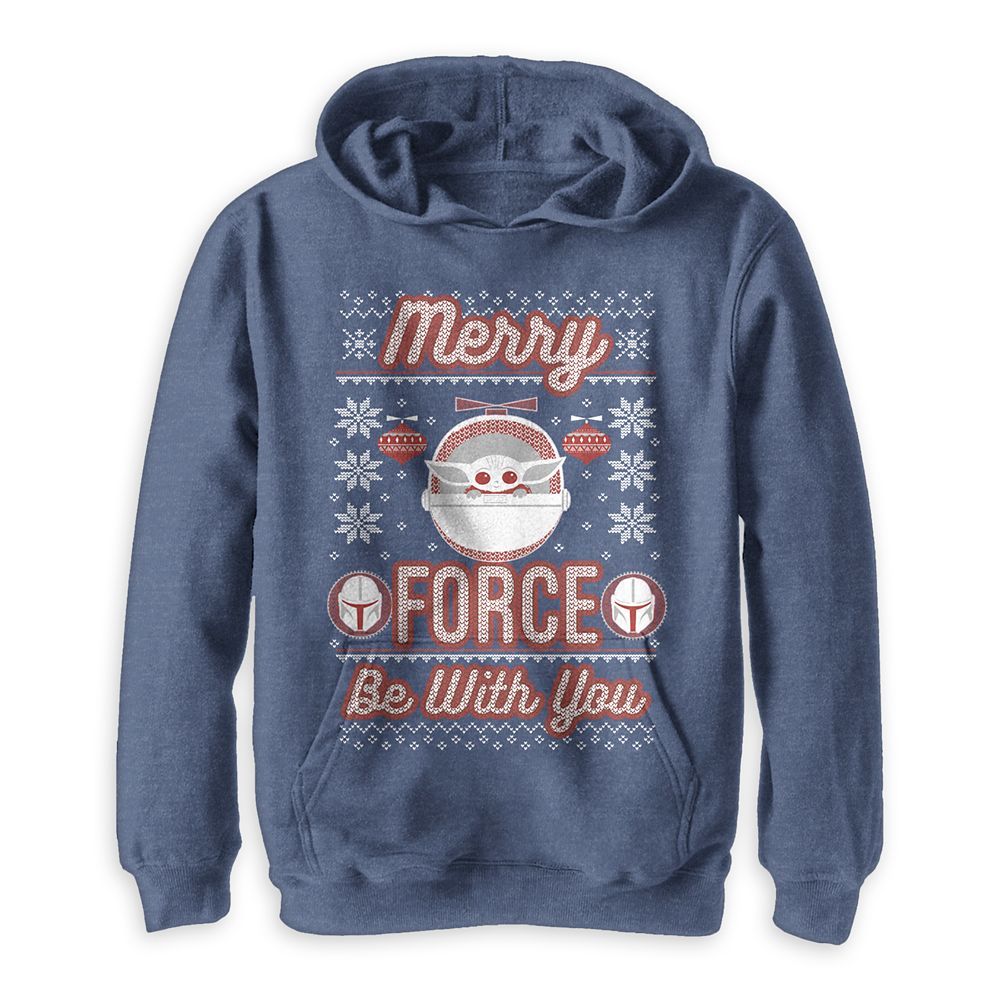The Child ''Merry Force Be With You'' Pullover Hoodie for Kids | shopDisney | Disney Store