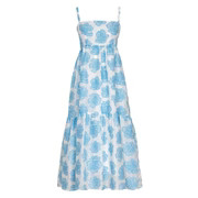 Aviana Dress, Big Blue Flower | The Avenue