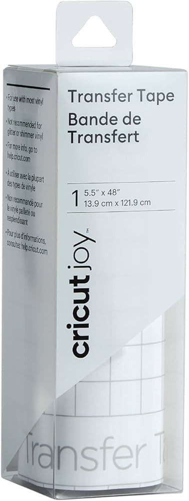 Cricut Joy Transfer Tape - 5.5" x 48" - Transfer Tape for Vinyl and Adhesive Decals | Amazon (US)