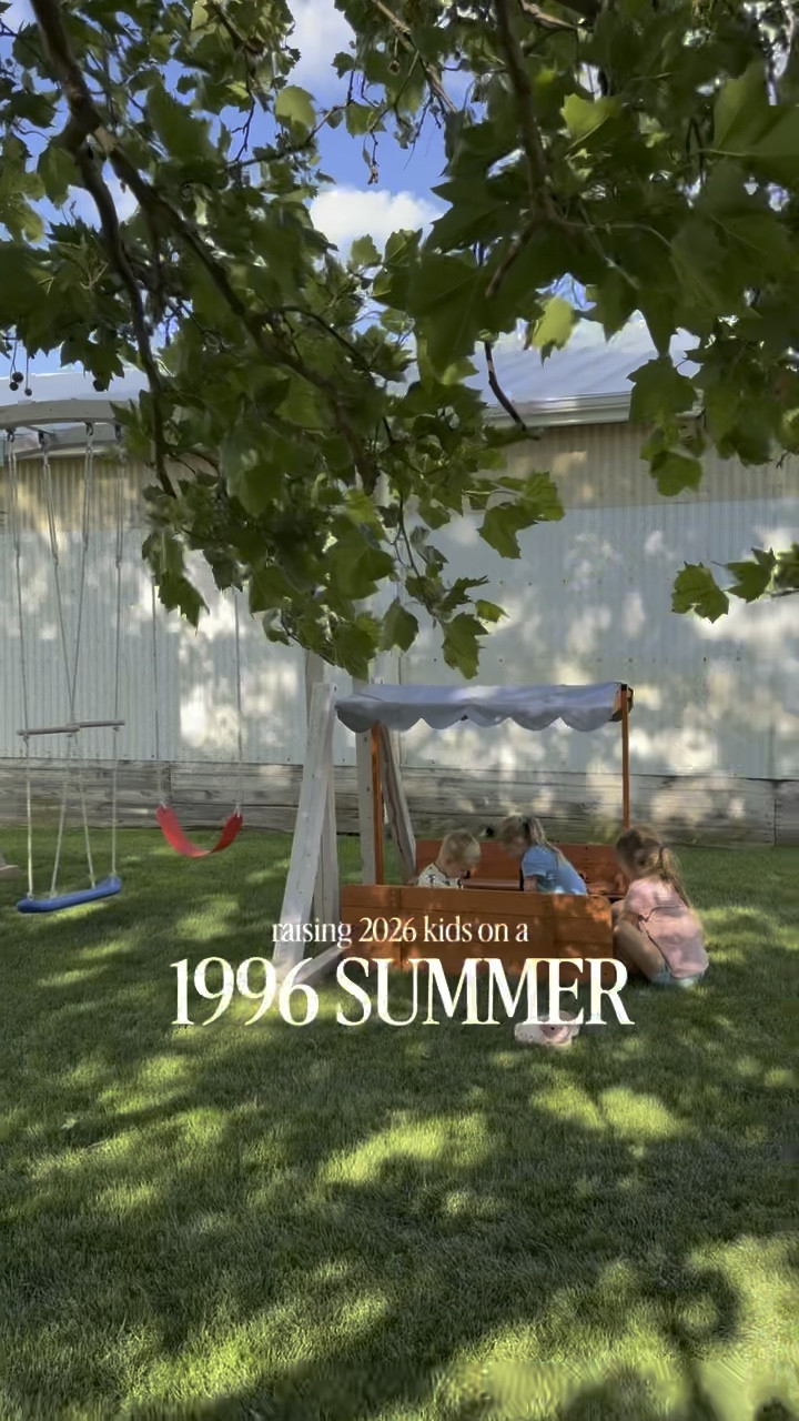 #Ad I’ve been trying to recreate some of the summer fun I grew up with, and so many of those classic backyard favorites I found on @Wayfair. They have so many things that instantly make summer feel like summer. ☀️✌🏻🍧⛱️

From the slide to outdoor movie night essentials and everything in between, I’ve linked all of my favorites on  @shop.ltk if you’re looking to bring a little 90s summer nostalgia to your own backyard. 😎
#wayfair #wayfairpartner #liketkit 

#LTKHome #LTKKids #LTKmomlife