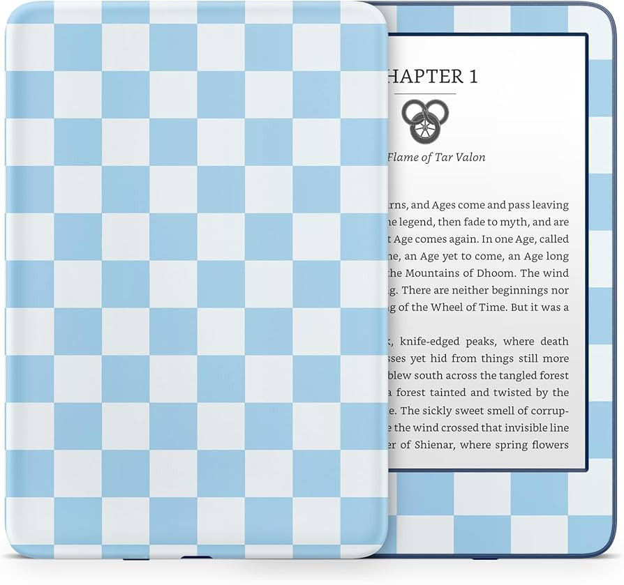 Tacky Design Chessboard Skin for Kindle Colorsoft Skin 2024, Minimalist Checkered Vinyl Wrap, Pre... | Amazon (US)