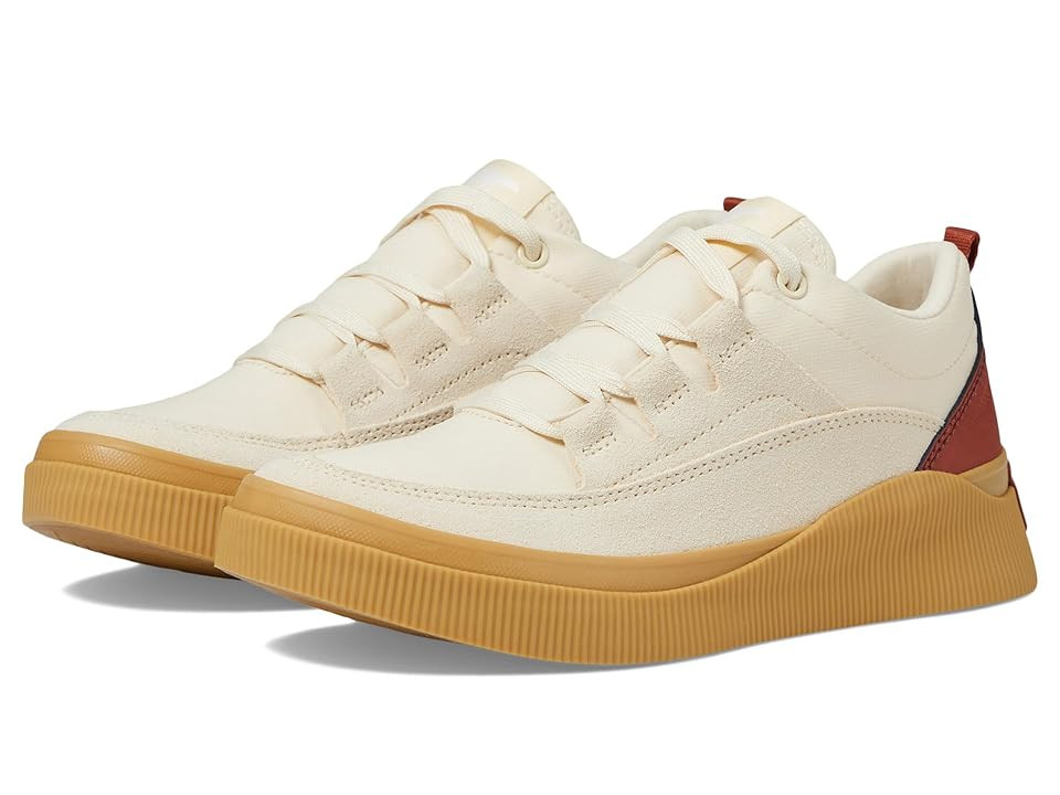 SOREL Out N About IV Low Sneaker Waterproof (Honey White/Sanguine) Women's Shoes | Zappos