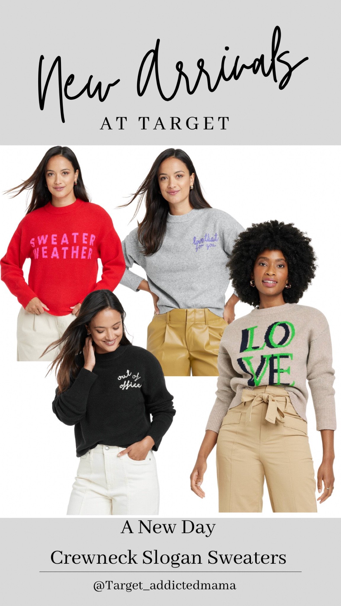 Target sweaters outlet a new day