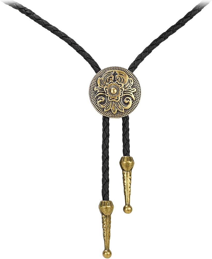 Bolo Tie for Women Men, Western Bolo Tie Rodeo Cowgirl Cowboy Tie Bolo Ties Cowboy Accessories fo... | Amazon (US)