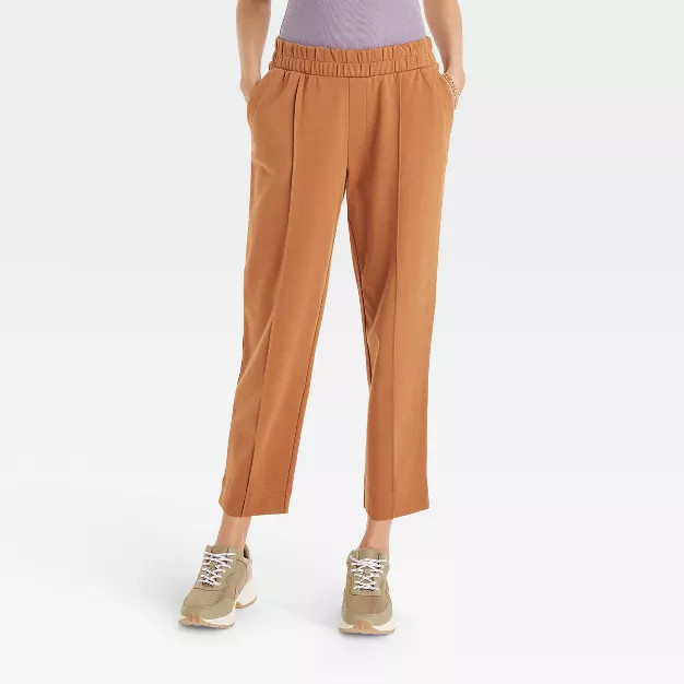 Women's High-Rise Slim Straight Fit Ankle Pull-On Pants - A New Day™ | Target