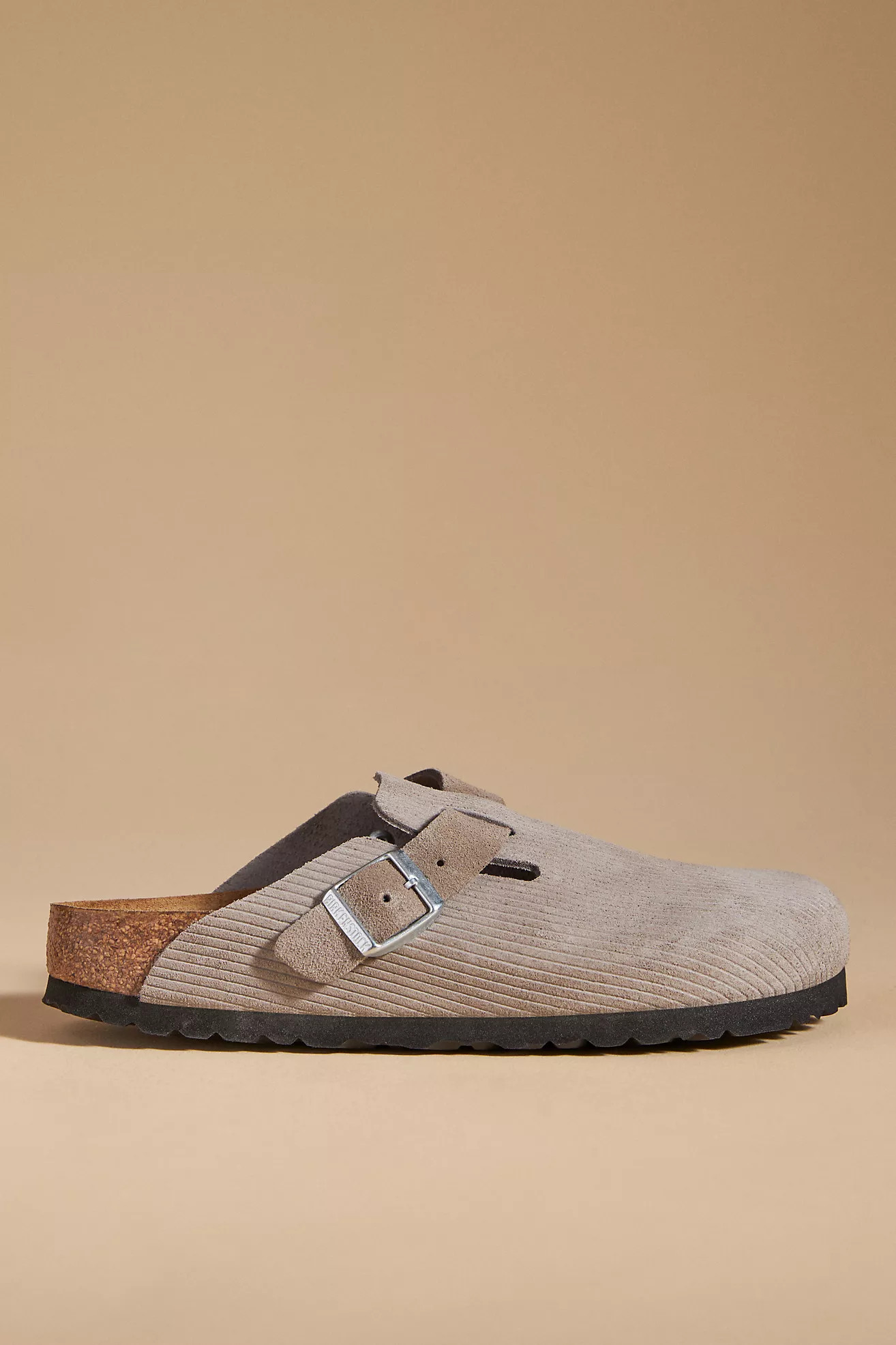 Birkenstock Boston Suede Embossed Clogs | Anthropologie (US)