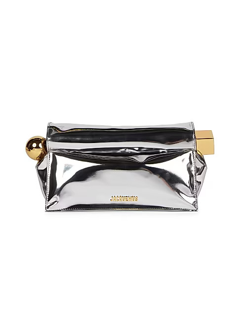 Jacquemus Le Chouchou La Pochette Rond Carre Clutch | Saks Fifth Avenue