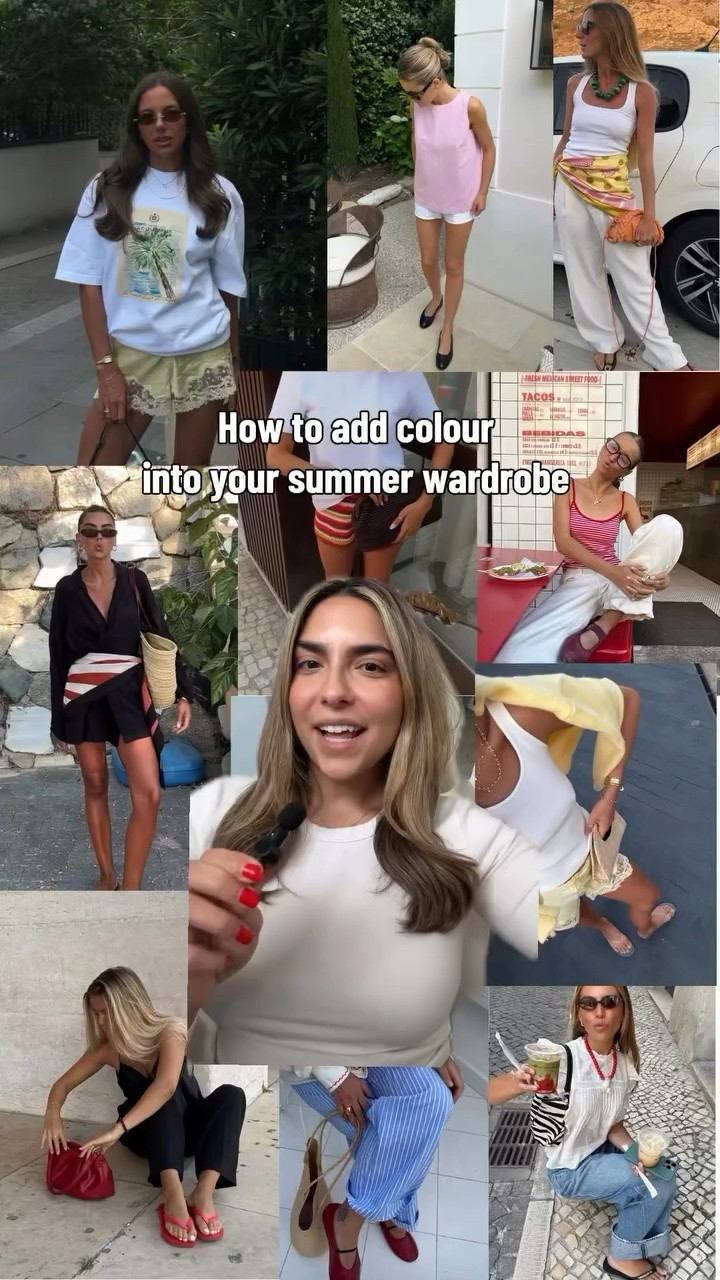 Lacking some colour in your capsule summer wardrobe? Try these easy fashion tips! 🧡💛🩷🩵

Comment SHOP to get everything sent to your DMs 🫶🏼 (must be following)

#styleinspo #summerfashion #whattowear #capsulewardrobe #virtualstylist