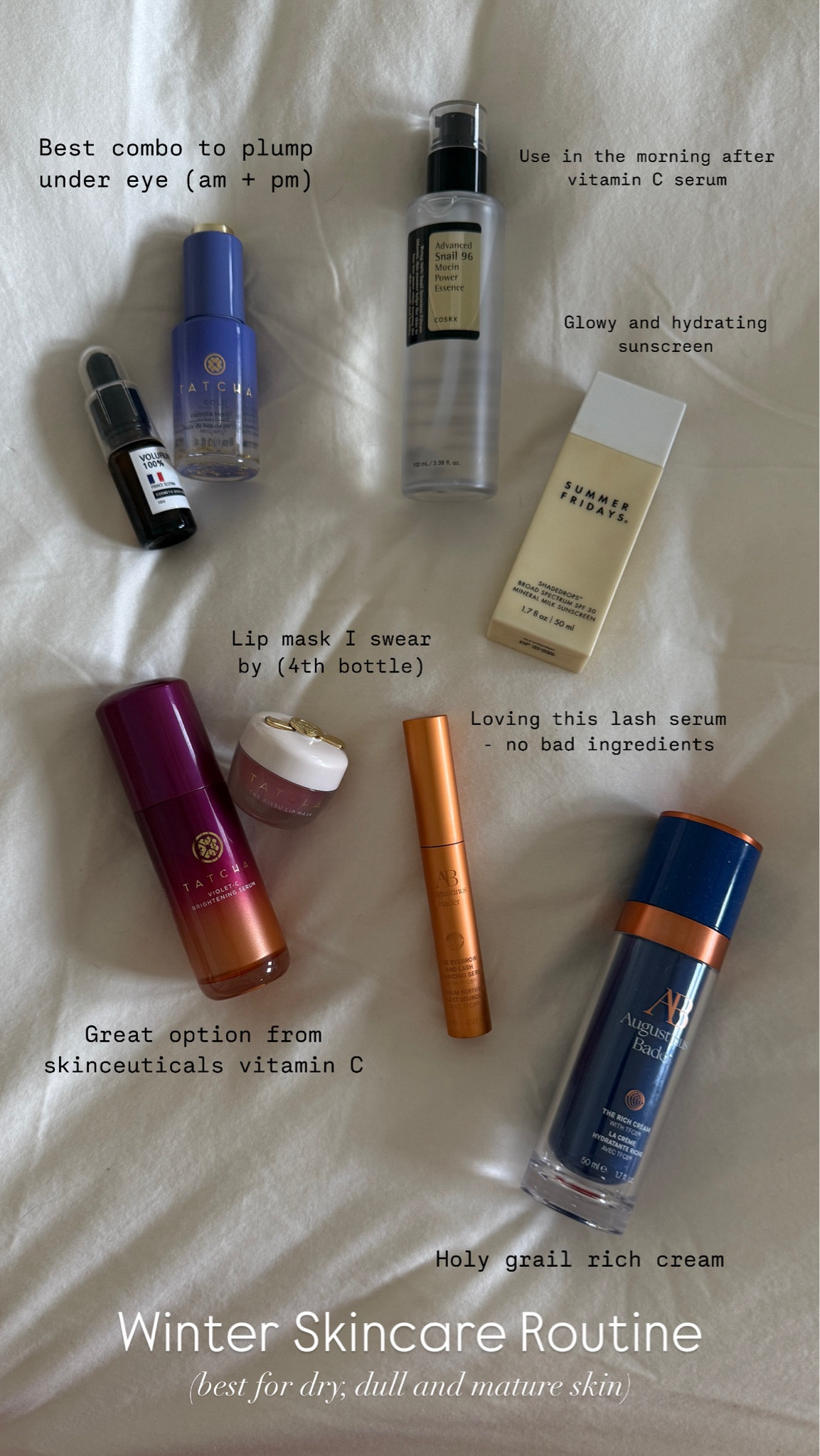 Winter Skincare Routine Must-Haves ❄️🧖🏽‍♀️ I don’t know about you but my complexion always needs some extra love during the winter months. Between dry and sensitive skin, I have to stay consistent and reach for quality products to keep my complexion happy and healthy. While I love trying out new products each year, my routine has largely stayed the same. These products are perfect for mature, dull, and tired skin, leaving you with a fresh and glowy result! 

#LTKOver40 #LTKFindsUnder100 #LTKBeauty
