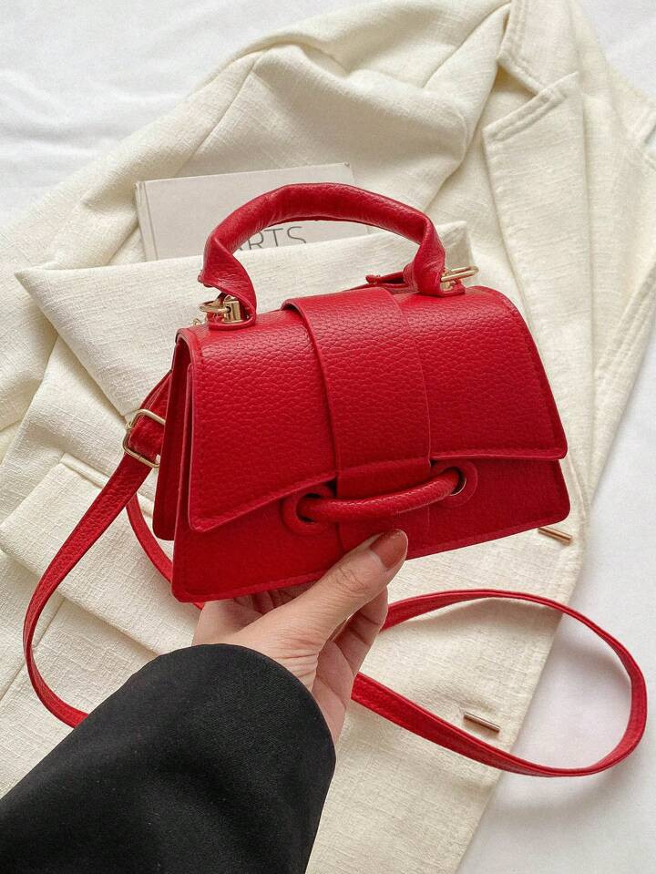 This Year's Popular Super Texture Bag Foreign Mini Small Square Bag, New Solid Color Versatile Ha... | SHEIN