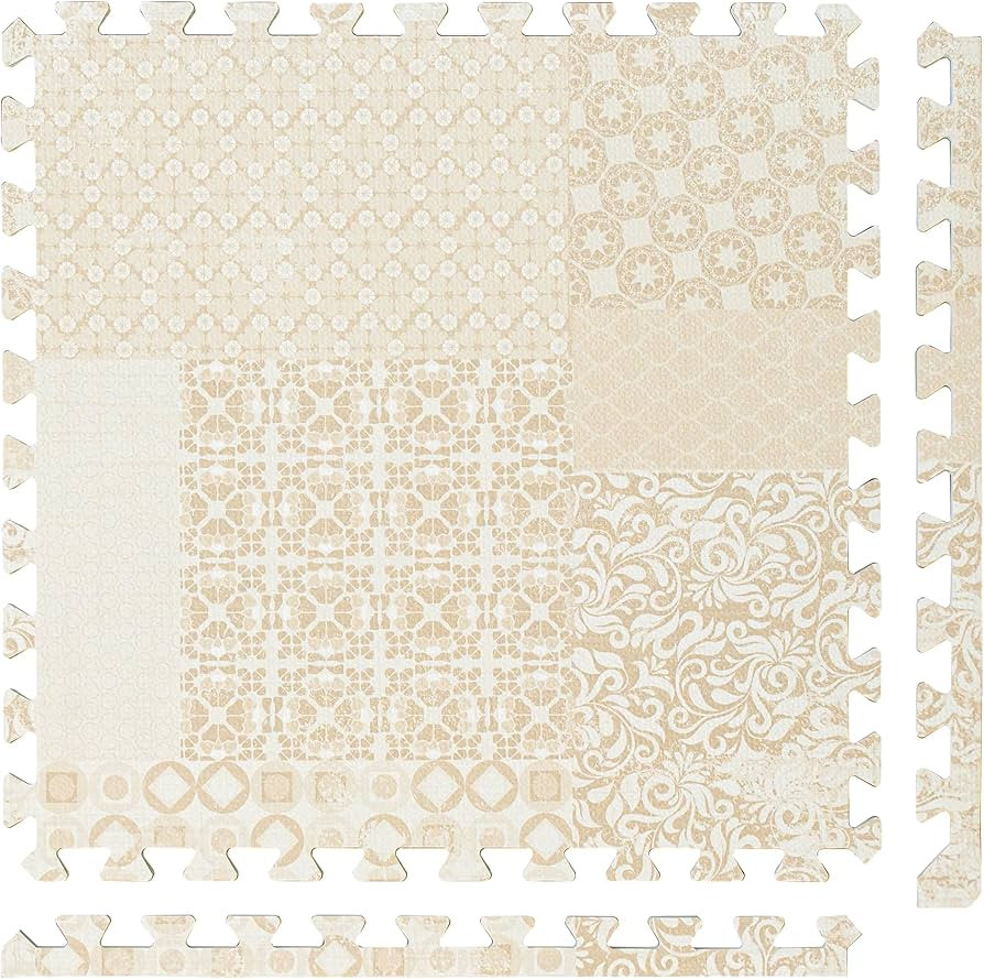 Premium Baby Foam Play Mat - Stylish & Large Non-Toxic Puzzle Floor Tiles for Kids & Toddlers - S... | Amazon (US)