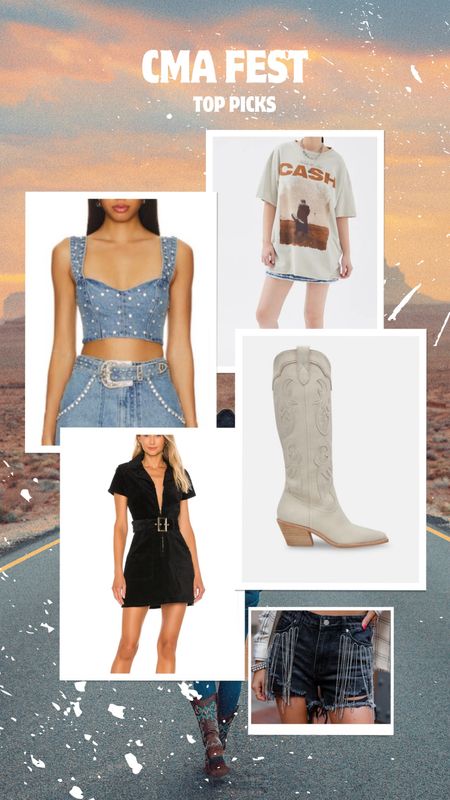 Heading to CMA Fest? Here’s your style guide: denim, band tees, and all the fringe. Hope to see y’all there! #festivalfashion

#LTKStyleTip #LTKOver40