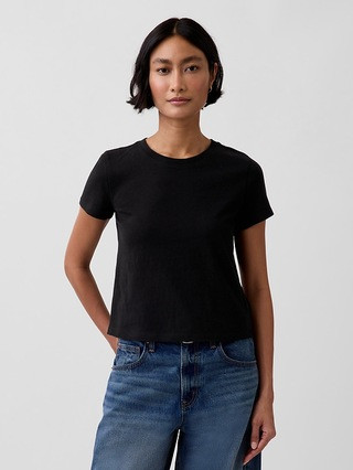 Cotton Jersey Shrunken T-Shirt | Gap (US)
