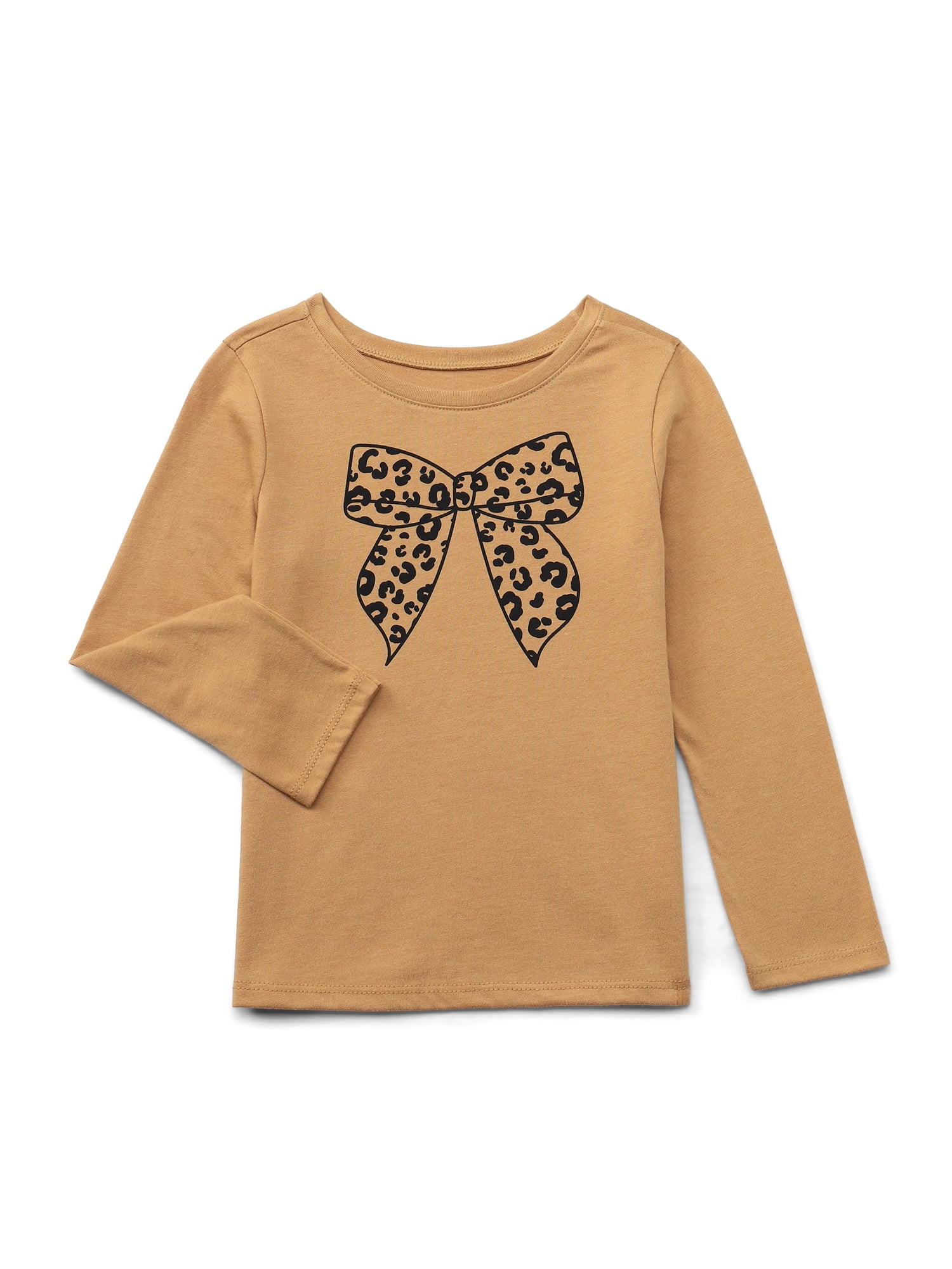 Garanimals Toddler Girl Long Sleeve Graphic T-Shirt, Sizes 18M-5T | Walmart (US)