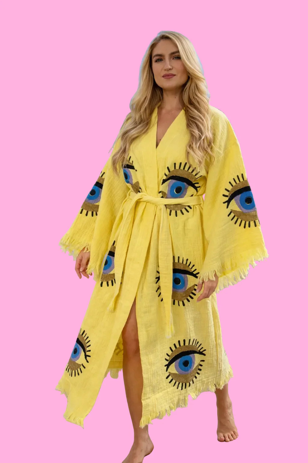 Gold Eye Kaftan Summer | Teggy French