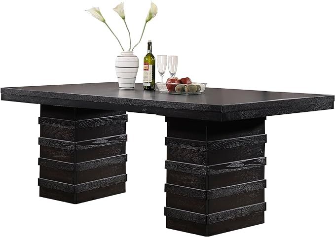 Amazon.com - Kings Brand Furniture Bierce Table, Black - Tables | Amazon (US)