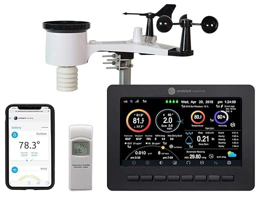 Ambient Weather WS-2000 Smart Weather Station with WiFi Remote Monitoring and Alerts | Amazon (US)
