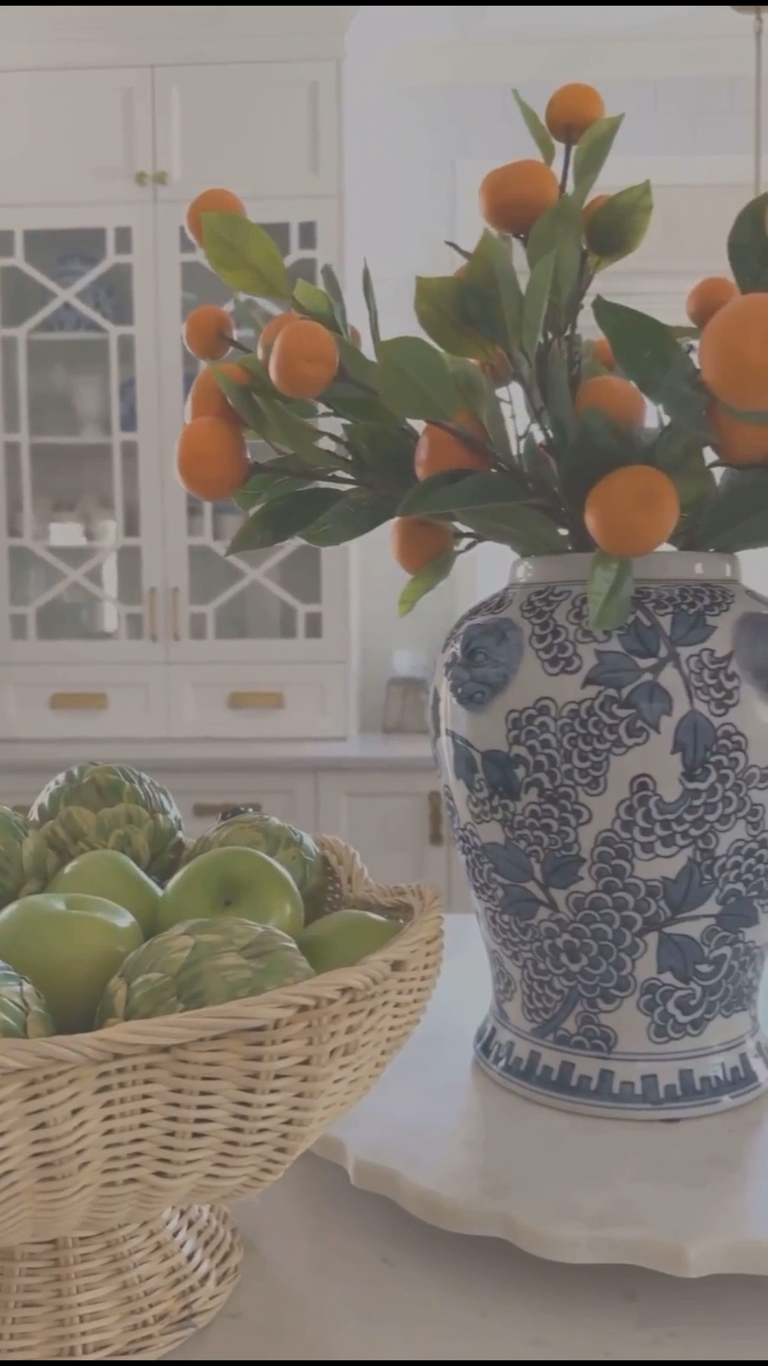 Gorgeous pops color of home decor for spring in our kitchen! Faux orange branches, artichokes and fruit are chic and vibrant! 

Spring kitchen finds, spring kitchen decor, kitchen inspo, kitchen inspiration, kitchen finds, kitchen decorations, home finds, home inspo, home style, spring pathetic

#LTKSeasonal #LTKHome